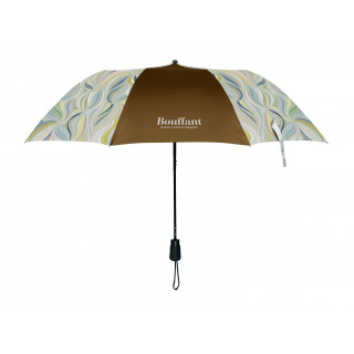  21" 2fach gefalteter Regenschirm, 190T Polyester (w/ matching pouch)
