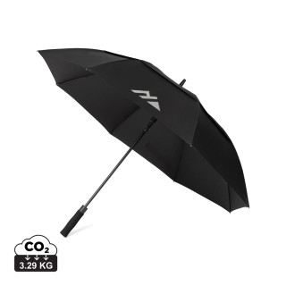 Nordic Drift Trail 27" AWARE™ RPET Sturm-Schirm mit UPF 50+, schwarz