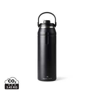 Nordic Drift trail Isolierte RCS Sportflasche 940ml, schwarz