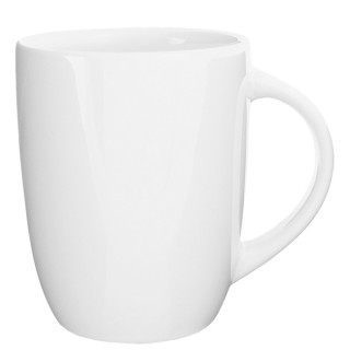 Keramiktasse weiß, Inhalt 30 cl