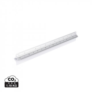 Aluminiumlineal 30 cm, silber