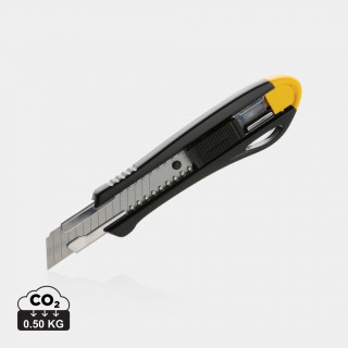 Nachfüllbares Pro-Abbrechmesser aus RCS recycelt. Kunststoff, gelb