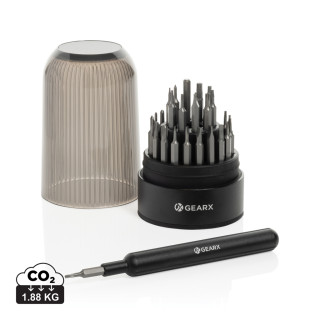 Gear X 31-in-1-Multifunktions-Schraubendreher-Set, schwarz