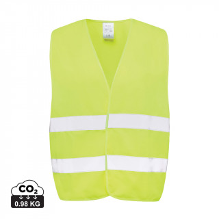Sicherheitsweste aus GRS recyceltem PET, gelb