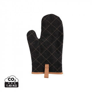 Deluxe Canvas Ofenhandschuh, schwarz
