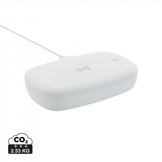 UV-C Sterilisations-Box mit 5W Wireless Charger, weiß