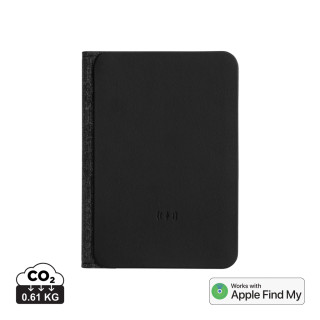 Travelfinder RCS Polyester Passtasche mit weltweiter Ortung, schwarz