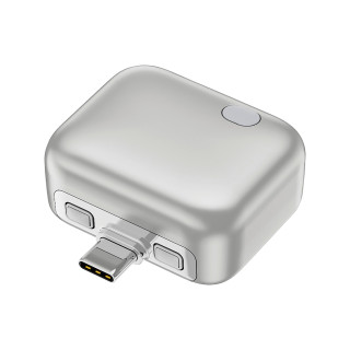 ChargeGuard RCS USB-C-Adapter mit automatischer Abschaltung, silber