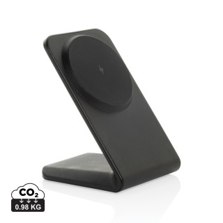 VoltPerch 15W magnetischer Wireless Charger aus RCS rec. ABS, schwarz