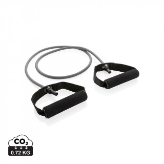 Fitness Resistance-Tube im Etui, anthrazit, schwarz