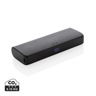 FlashCharge 20.000mAh Fast-Charge Powerbank aus RCS rPlastik, schwarz