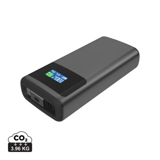Quantum RCS Ultra-Fast 45W 10.000mAh Powerbank mit Display, grau, schwarz