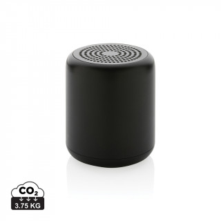 5W Wireless Speaker aus RCS recyceltem Kunststoff, schwarz
