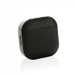Soundbox 3W Lautsprecher aus RCS recyceltem Kunststoff, schwarz