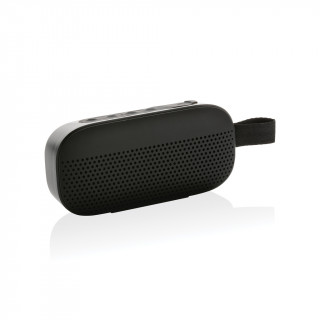 Soundbox 5W Lautsprecher aus RCS recyceltem Kunststoff, schwarz