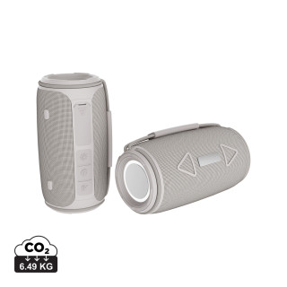 Prisma 16W IPX4 Speaker aus RCS rec. rPET, grau