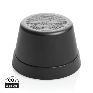 Nivio magnetischer 5W-Speaker aus RCS recyceltem Aluminium, schwarz