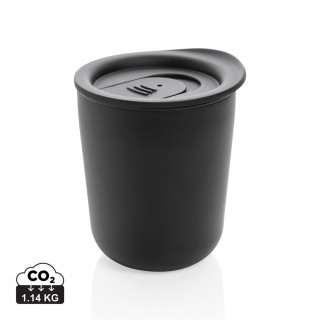 Antimikrobieller Kaffeebecher im klassischen Design, schwarz