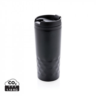Geometrischer Becher, schwarz