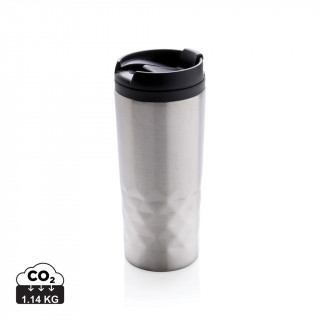 Geometrischer Becher, silber
