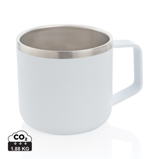 Stainless-Steel Camping-Tasse, weiß