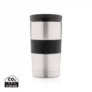 Spülmaschinenfeste Vakuum-Tasse, silber
