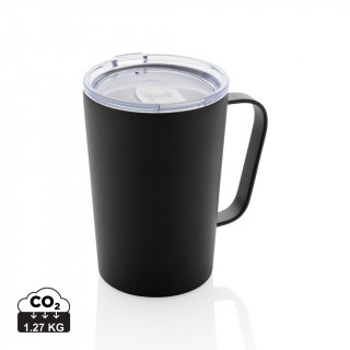 RCS recycelter Stainless Steel Isolierbecher mit Deckel, schwarz