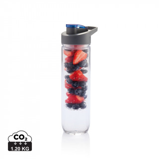 Wasserflasche mit Aromafach, blau