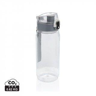 Yide RCS  rPET verschließbare Wasserflasche 600ml, transparent