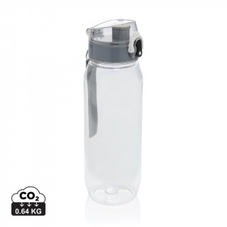 Yide verschließbare Wasserflasche aus RCS rec. PET, 800ml, transparent
