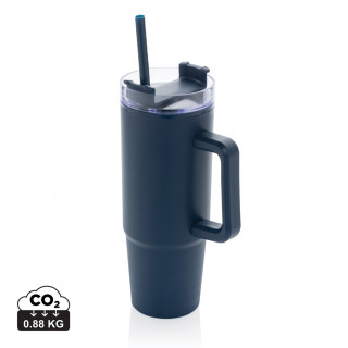 Tana Becher aus RCS recyceltem Kunststoff mit Griff 900ml, navy blau