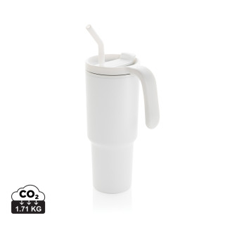 Graphic 360 Becher aus RCS-zertifiziert recyc. Stahl, 900ml, weiß