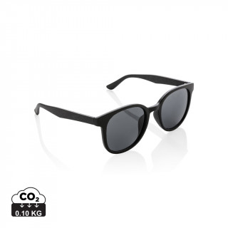 Weizenstroh Sonnenbrille, schwarz