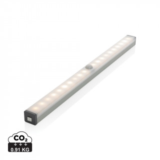 Wiederaufladbare LED Leiste mit Bewegungssensor, groß, silber