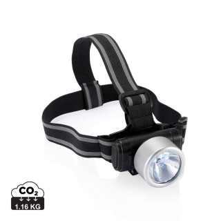 Everest Kopflampe, silber, schwarz
