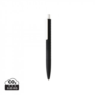 X3-Stift mit Smooth-Touch, schwarz, weiß
