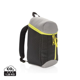 Kühlrucksack 10L, schwarz, limone