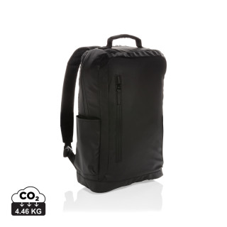 Fashion schwarzer 15.6" Laptop-Rucksack, PVC-frei, schwarz