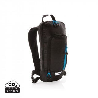 Explorer Ribstop kleiner Wanderrucksack 7L PVC frei, schwarz, blau