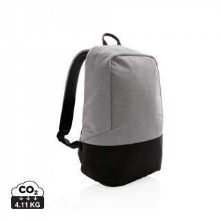 RFID Anti-Diebstahl-Rucksack, PVC-frei, grau, schwarz