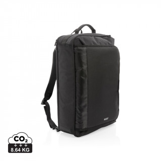 Swiss Peak wandelbarer Rucksack, PVC-frei, schwarz