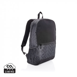 Reflektierender RPET Laptop-Rucksack mit AWARE™ Tracer, schwarz