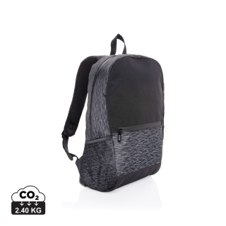 Reflektierender RPET Laptop-Rucksack mit AWARE™ Tracer, schwarz