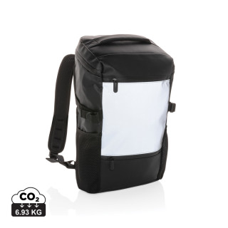 PU-Easy-Access High-Visibility 15.6" Laptop-Rucksack, schwarz