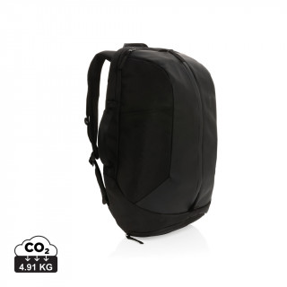Swiss Peak AWARE™ RPET 15.6" Work & Gym Rucksack, schwarz