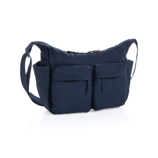 KENTO URBAN gepolsterte Crossover-Tasche aus RCS rec. Nylon, navy blau