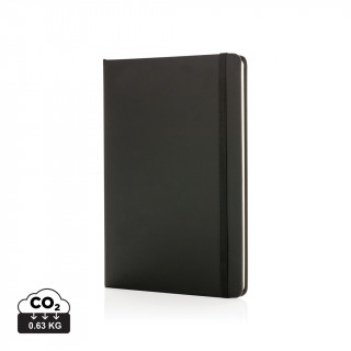 Standard A5 Notizbuch mit PU-Hardcover, schwarz