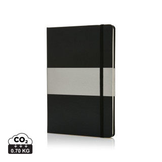 Deluxe Hardcover A5 Notizbuch, schwarz