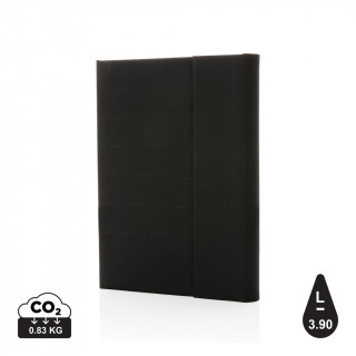 Impact Aware™ A5 Notebook mit Magnetverschluss, schwarz