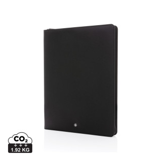 Swiss Peak Heritage RCS rPU A4 Portfolio mit Reißverschluss, schwarz